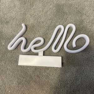 Cute hello sign